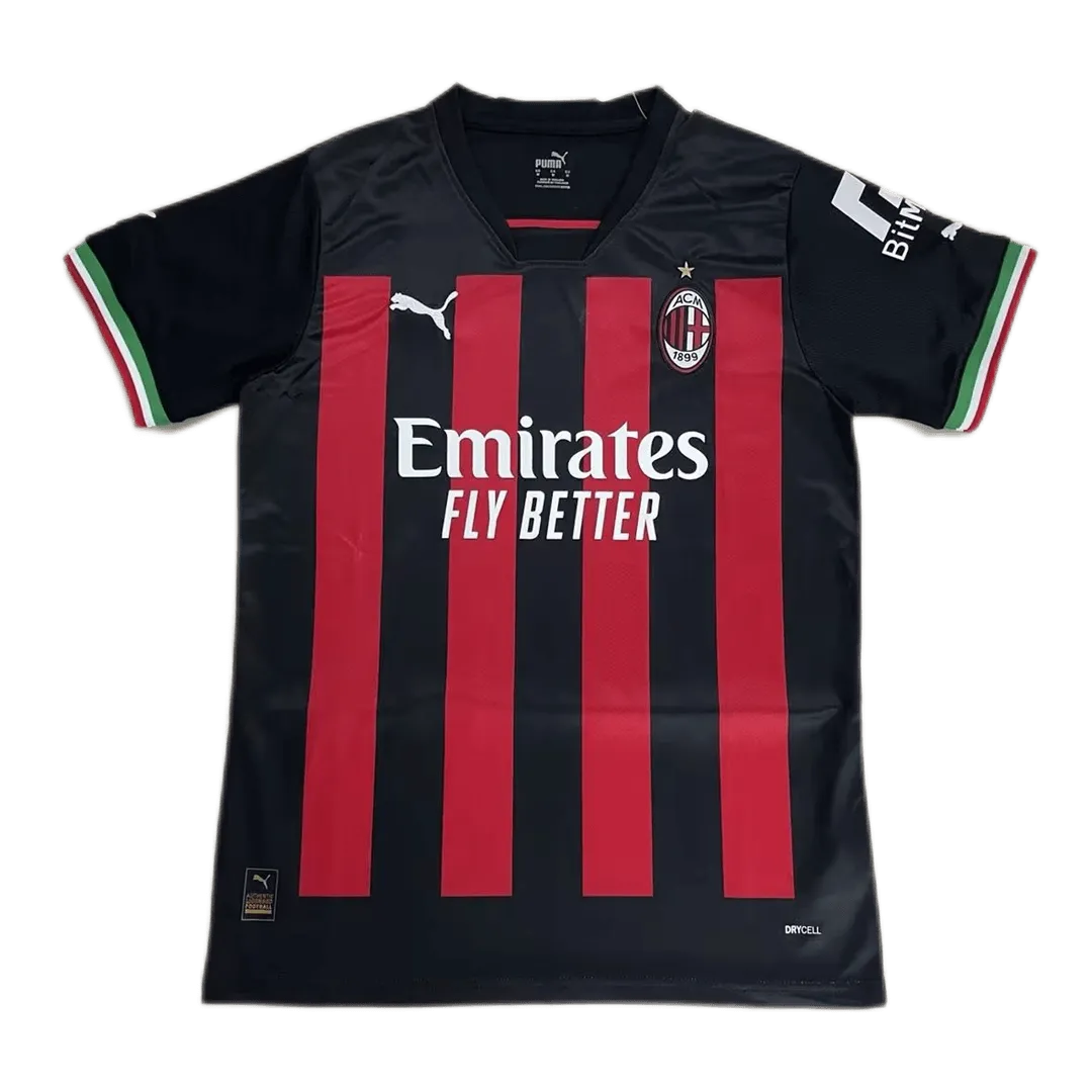 AC Milan Soccer Jersey Home Replica 2022/23