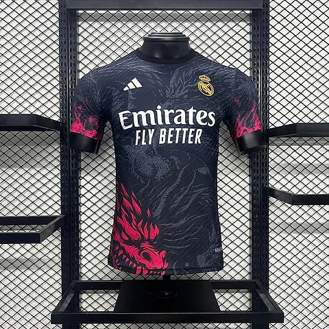 Real Madrid Grey Red 24/25 T-shirt