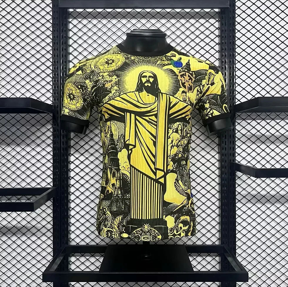 Brazil Jesus Yellow 24/25 T-shirt