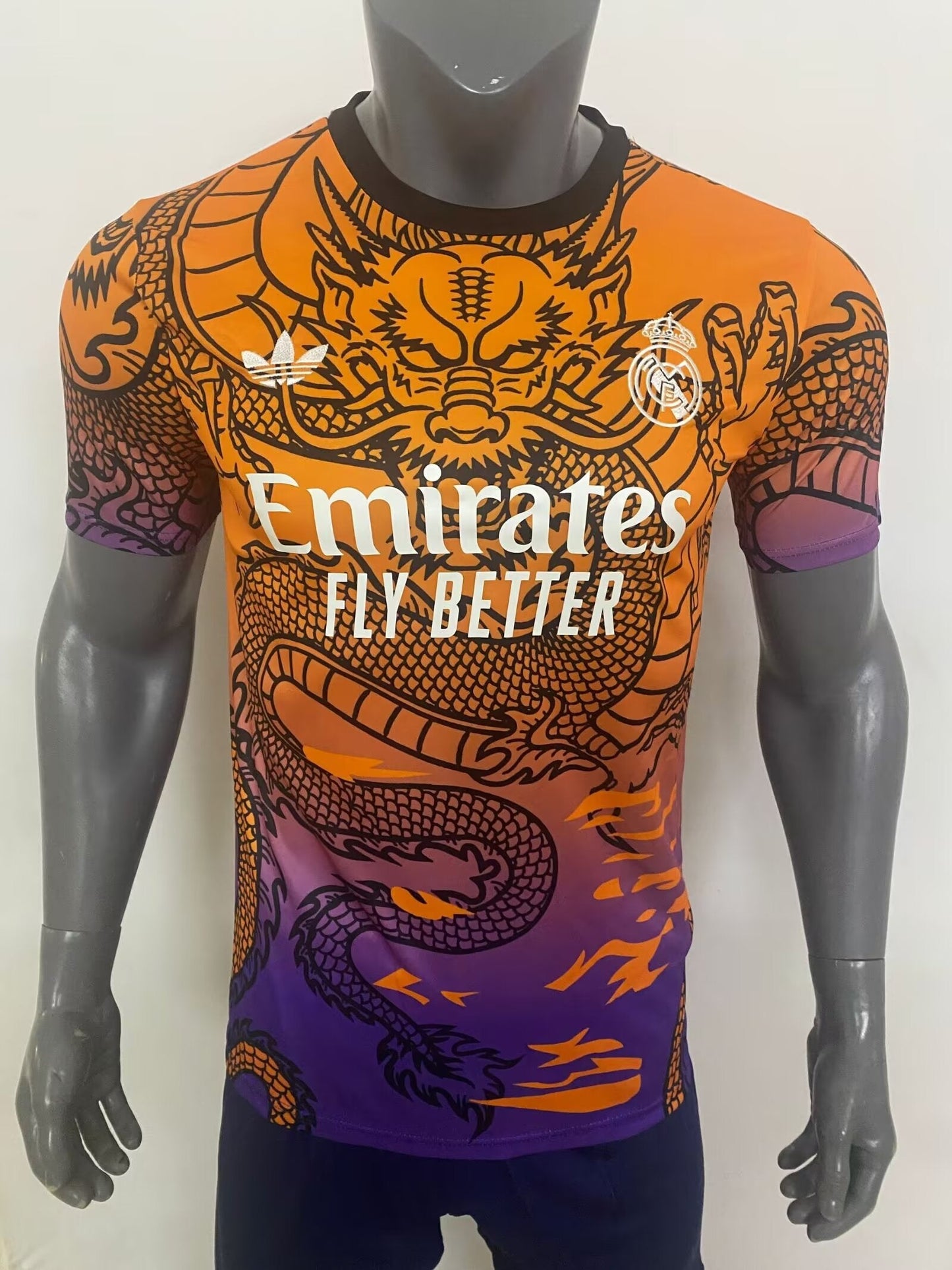 Real Madrid Dragon Pattern Orange Purple 24/25