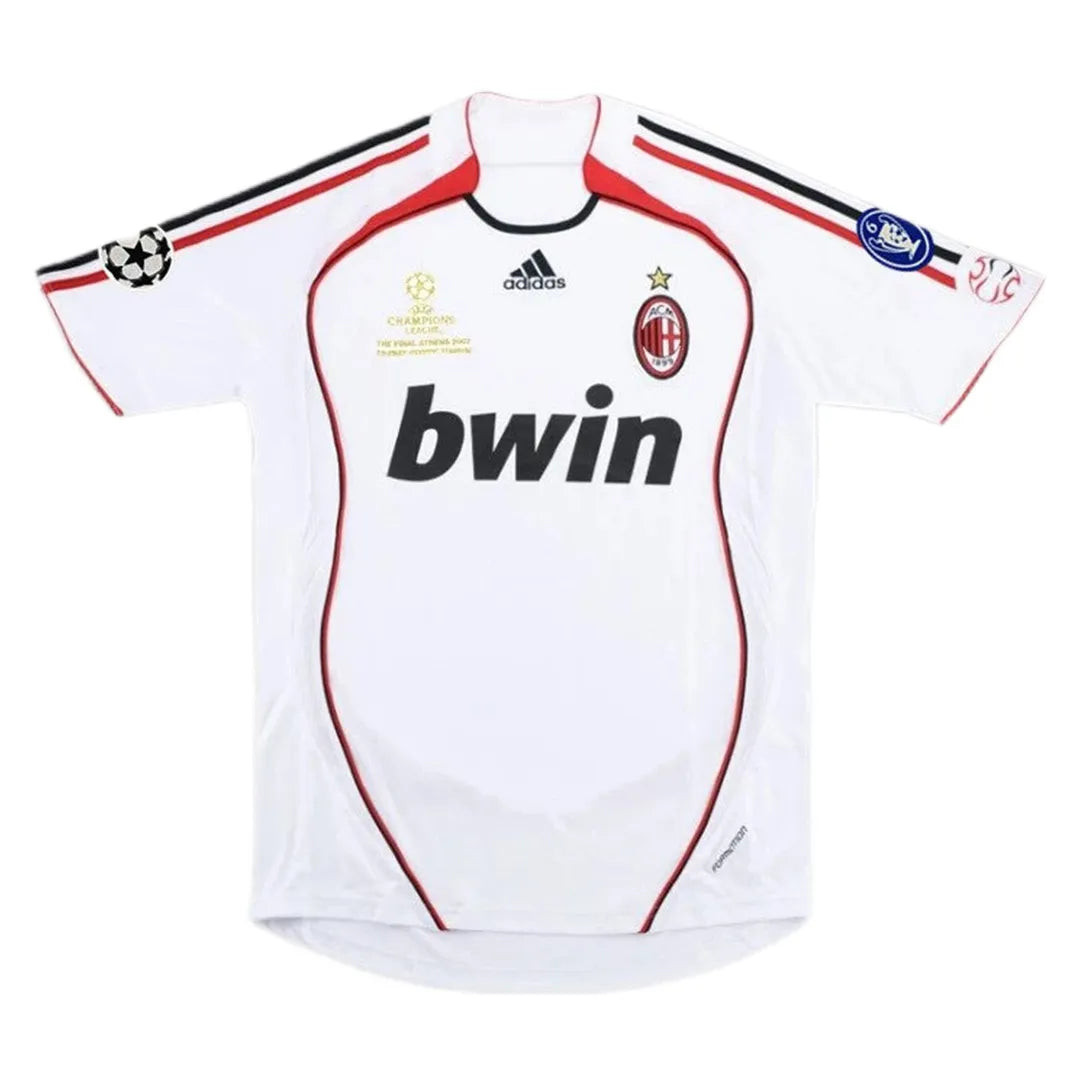 AC Milan Ronaldo #99 Kakà #22 Maldini #3 Pirlo #21 UCL Final Retro Jersey Away Replica 200607