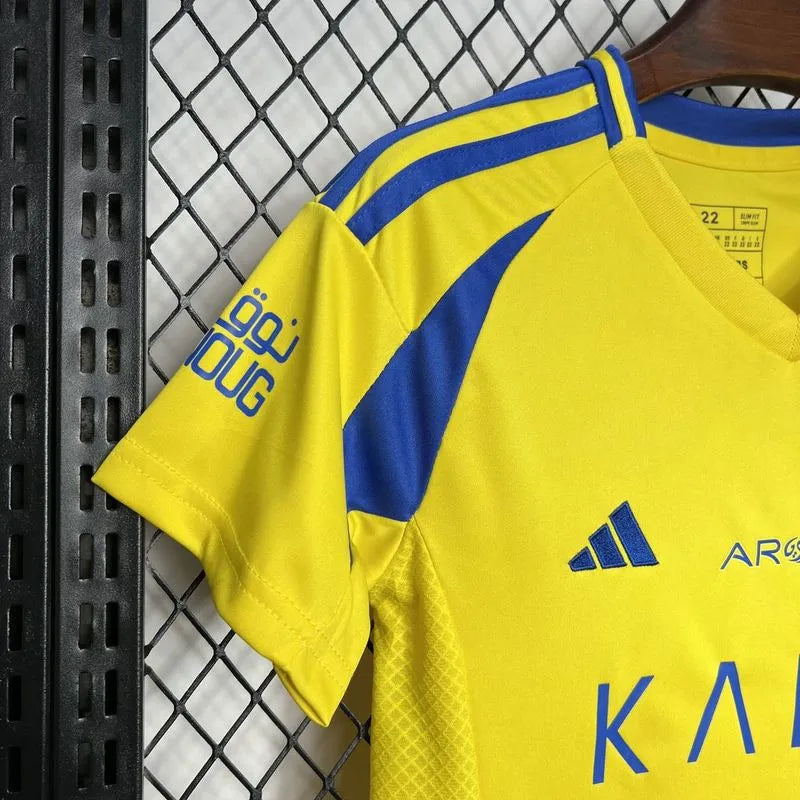 Kids Al Nassr Home Kit Jersey+Shorts 2024/25