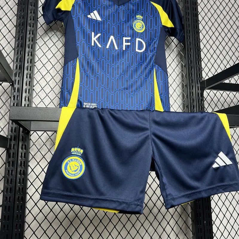 Kids Al Nassr Away Kit Jersey+Shorts 2024/25