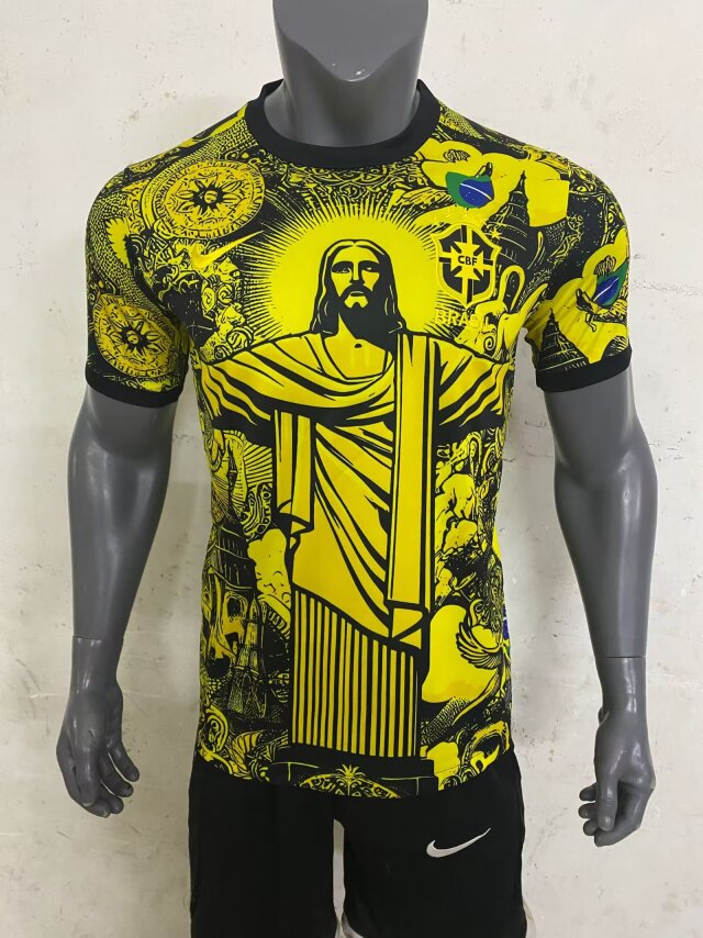 Brazil Jesus Yellow 24/25 T-shirt