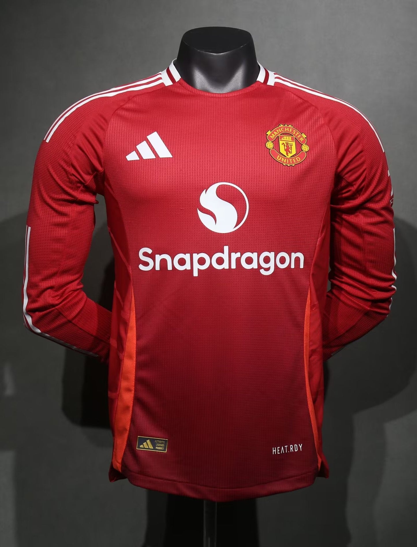 Long sleeved Manchester United home -  Long sleeved