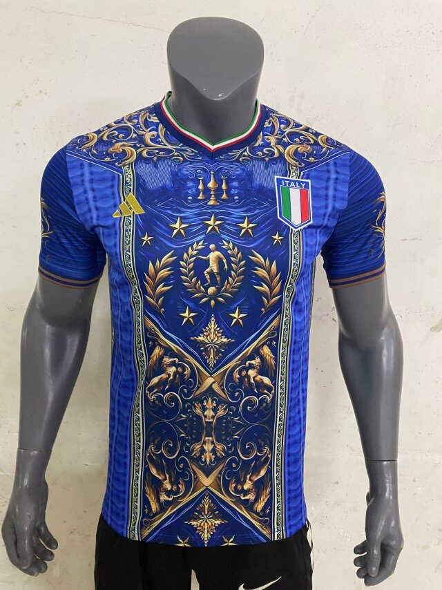 Italy Blue  V-neck 24/25 t-shirt