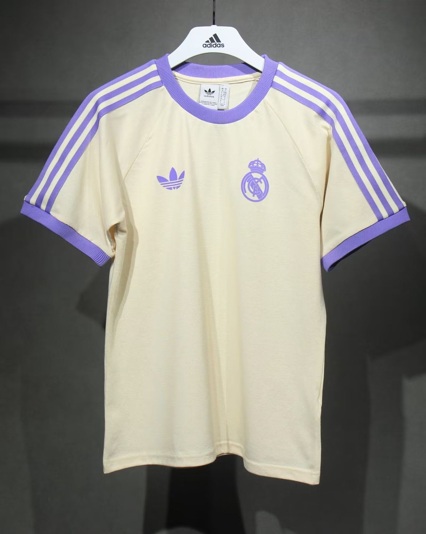 Real Madrid off white cotton T-shirt 24/25