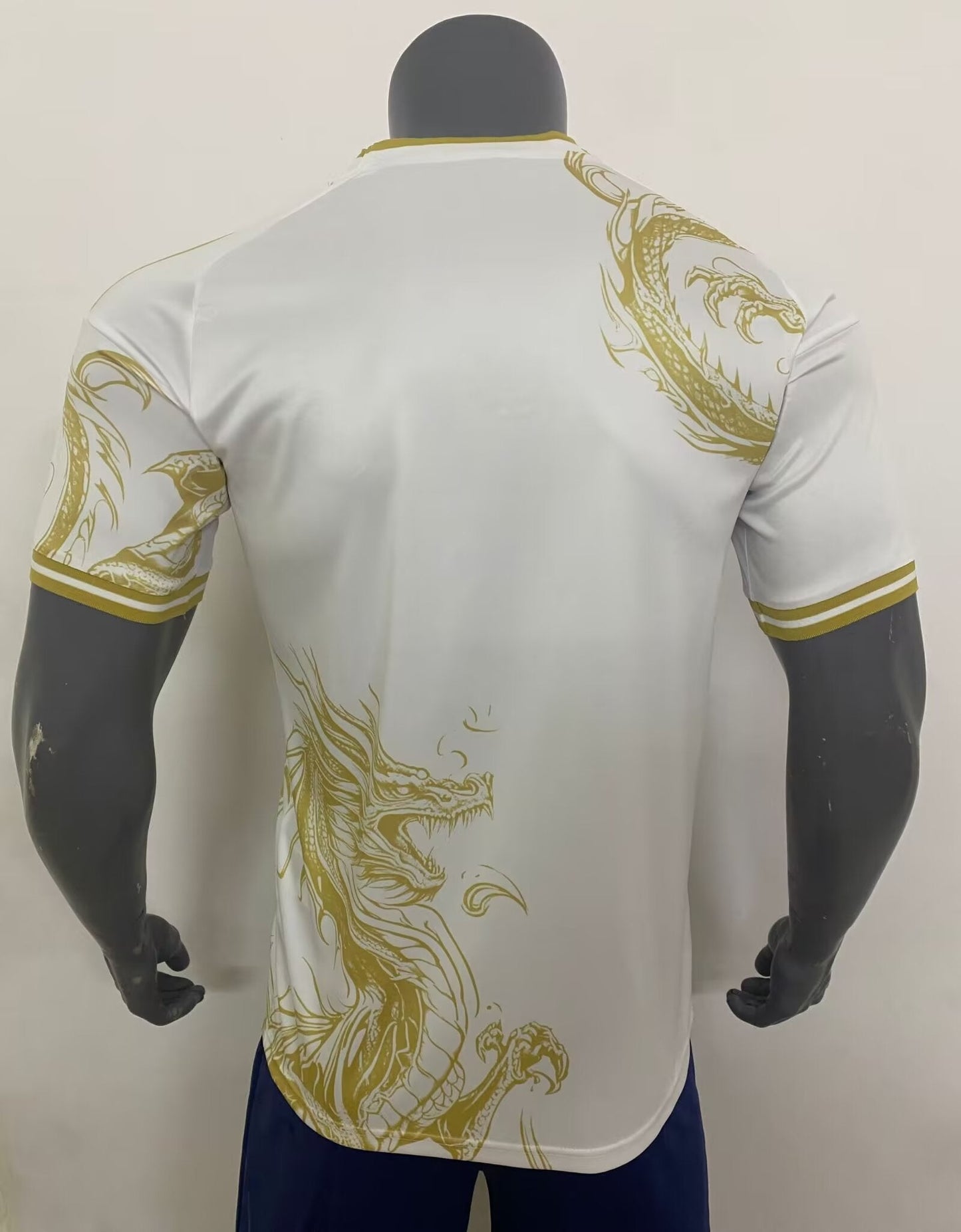 Real Madrid White Golden Dragon 24/25 T-shirt