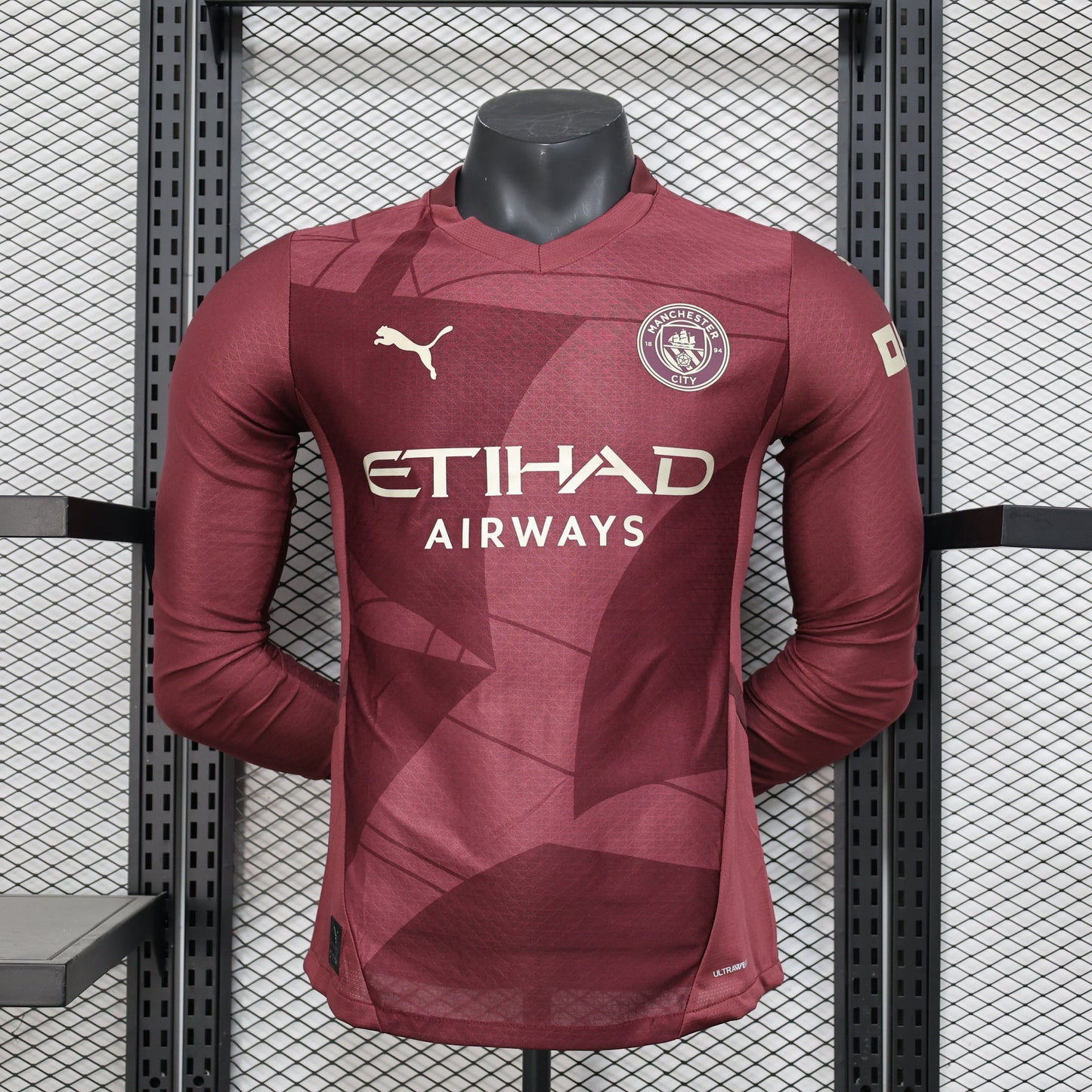 Manchester City Away Long Sleeve Player Edition  24/25