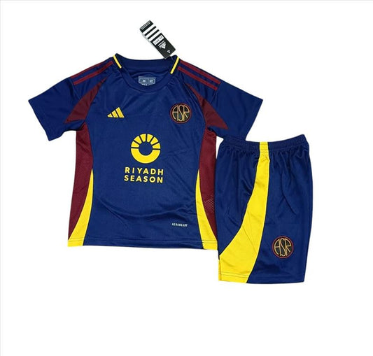 Kids kit  Roma Second away 24/25