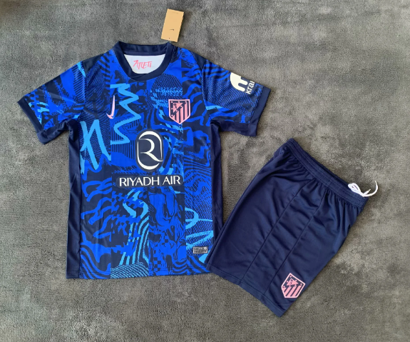 Kids kit Atletico Madrid Second 24/25